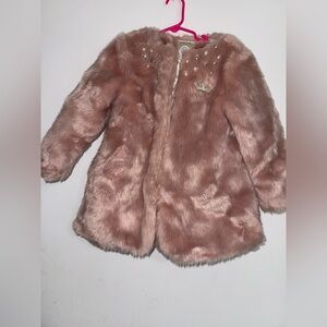 Disney princess faux fur coat